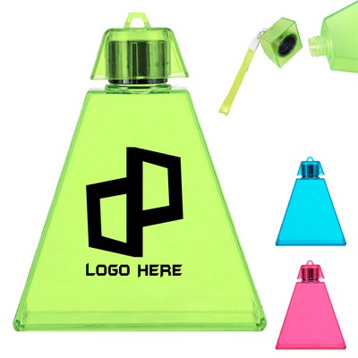 12Oz Creative Triangle Plastic Sport Water Bottle