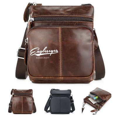 Genuine Leather Crossbody Bag