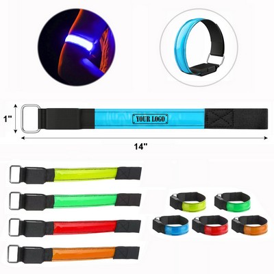 LED Light Up Reflective Armbands