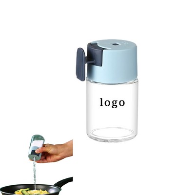 Press-type Glass Seasoning Jar with Precise Quantity Control