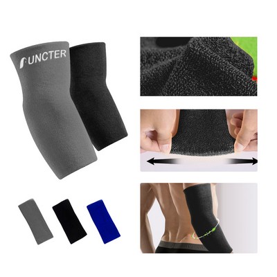 Warmth-Insulating Soft Sports Elbow Brace 6.5" (2 Pack)