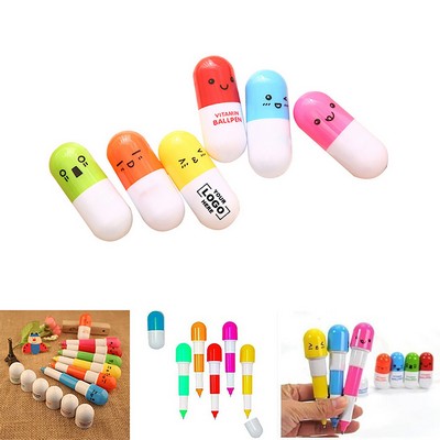 Capsule Action Ballpoint Pen.