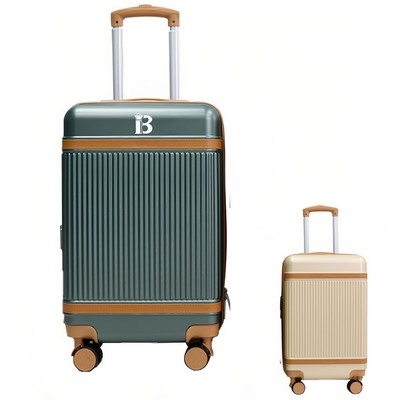 Stylish Lightweight PP Travel Luggage w/ Silent Wheels