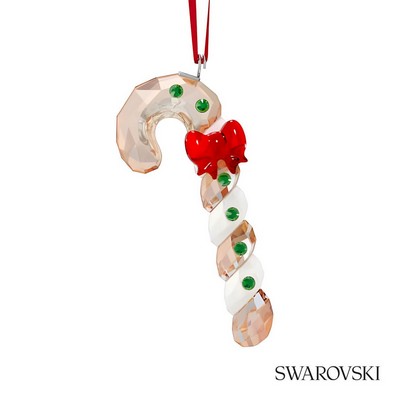 Swarovski® Holiday Cheers Ornament - Gingerbread Candy Cane