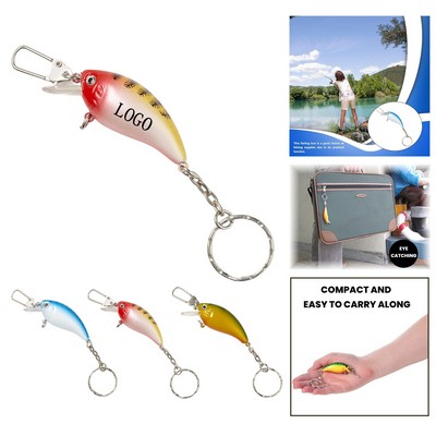 Lure Keychain Featuring Secure Clasp