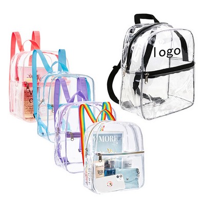 Mini Transparent Backpack Available In Multiple Colors