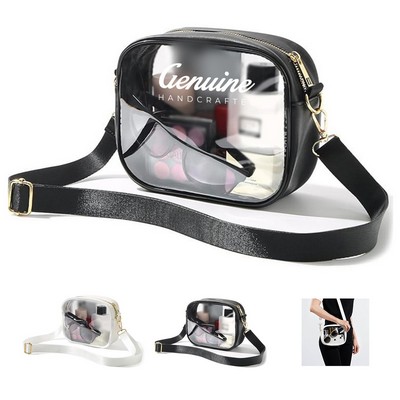 Clear PVC Crossbody Bag