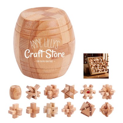 Barrel Wooden Puzzle