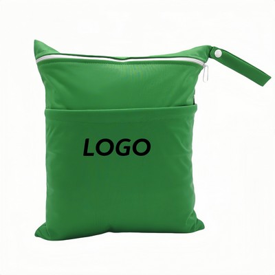 Storage Bag With Double Zippers, TPU Waterproof And Breathable