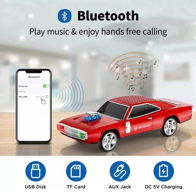 SonicWave Drive Muscle Car Bluetooth Speaker