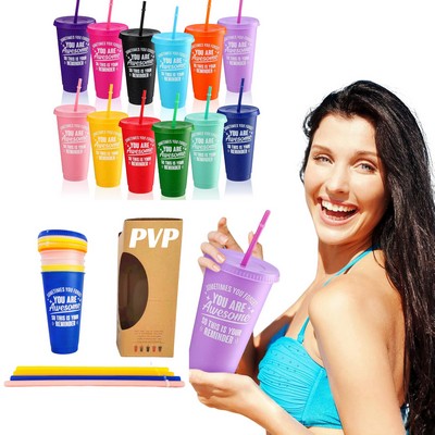 24 OZ Reusable Custom Cups