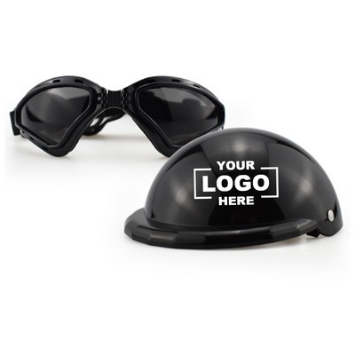Pet Dog Helmet Dog Goggles