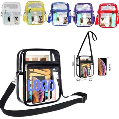 PVC Clear Waterproof Shoulder Bag