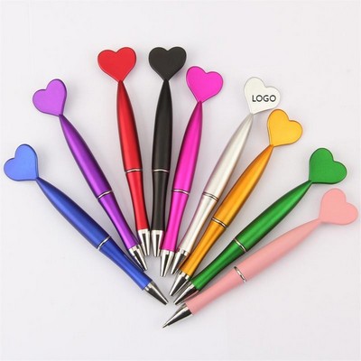 Heart-Shaped Pen W/ Smooth Ink Flow