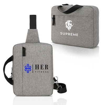 Recycled Multi-Handle Sling Bag Backpack