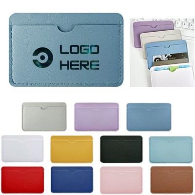 3 Card Slots Pu Leather Ultra Slim Wallet