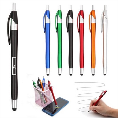 2 In 1 Capacitive Stylus & Ballpoint Click Pen