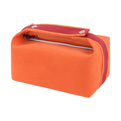 Portable hand-held canvas bag