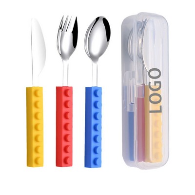 Building Block - Handle Stainless Steel Cutlery Set