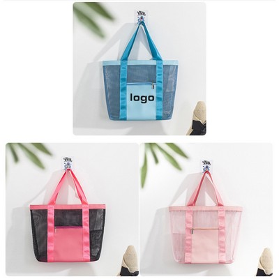 Large Capacity Mesh Beach Bag