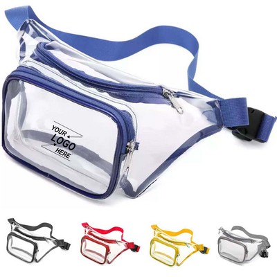 Clear Water-resistant Fanny Pack Belt Waist Bag