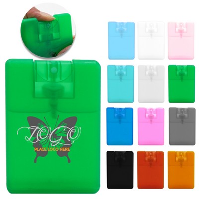 Flat Spray Bottles Fine Mist Plastic Moisturizing Container