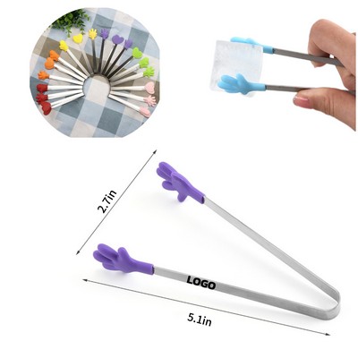 Mini Stainless Steel Sugar Tongs