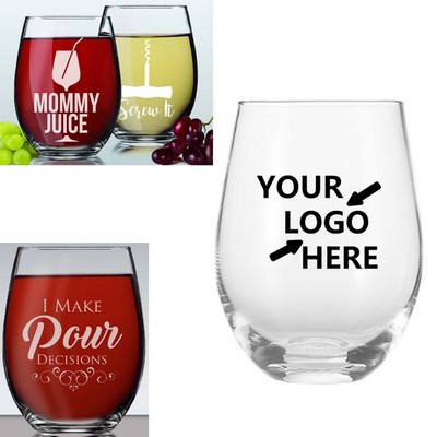 15 Oz. High Temperature Resistance Stemless Wine Glasses
