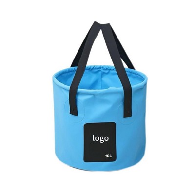 Outdoor Folding Water Bucket 10L