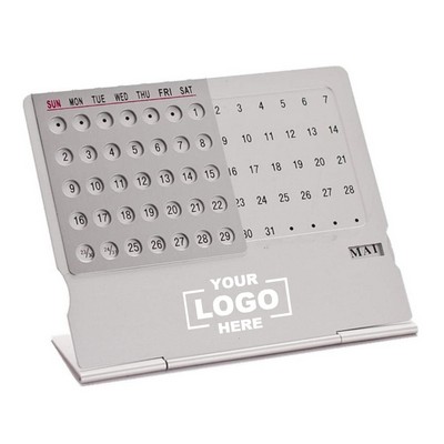 Perpetual Desktop Monthly Calendar Manual Setting Repeatedly Use