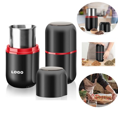 Portable Stainless Steel Kitchen Mill Electric Spice Coffee Bean Grinder