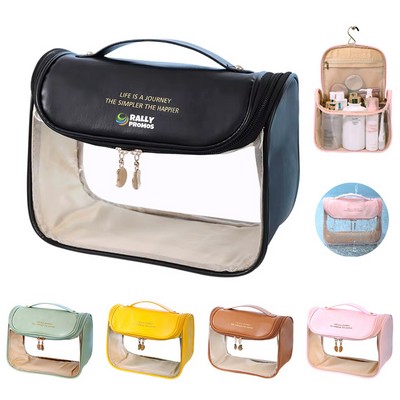 PVC Clear Hook Travel Toiletry Bag