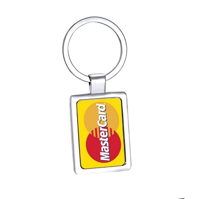 Rectangle Metal Keychain/Key Tag