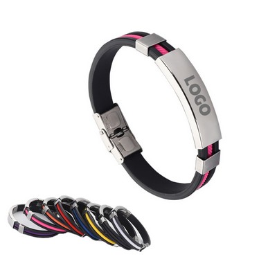 MOQ 10 pcs Fashionable Titanium Bracelet