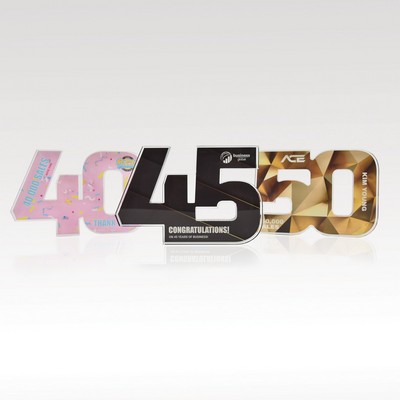 3/4" Acrylic Numerals Style 50 – Traditional Series