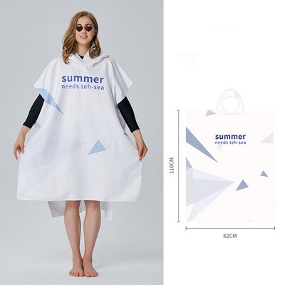 Custom Quick Dry Hooded Towel Beach Towel