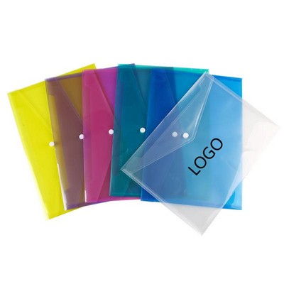 Transparency candy color file bag