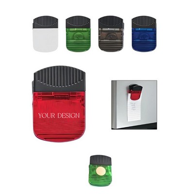 Plastic Rectangular Magnetic Fridge Clip