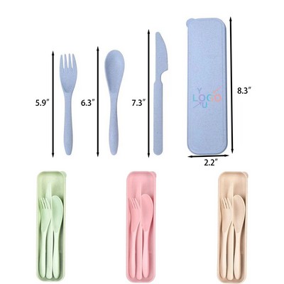 Portable Cutlery Kit with Holder
