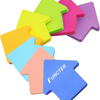 50 Sheets 2.75 inch Adhesive Arrow Shape Sticky Notes Notepaper