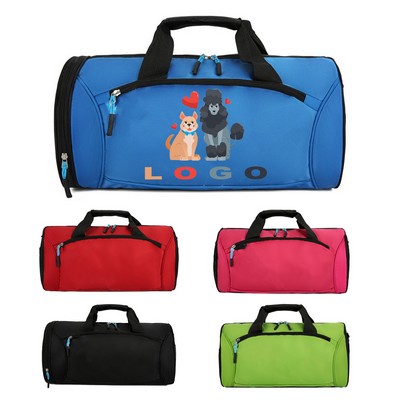 Full Color Sports Fitness Tote Bag With Shoe Compartment
