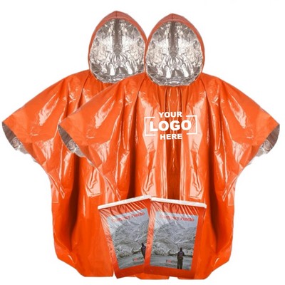 Thickened Thermal Survival Poncho