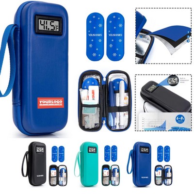 Insulin Cooler Travel Case with Temperature Display