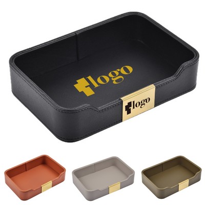 Stylish Leather Tray
