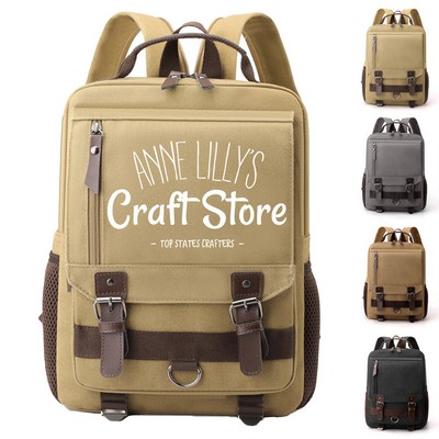 Canvas Laptop Backpack