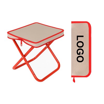 Foldable Chair With Pencil Case