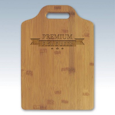 Medium Bamboo Cutting Board w/Handle