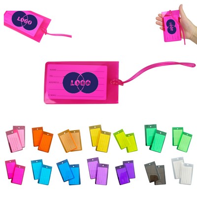 PVC Boarding Luggage Tag