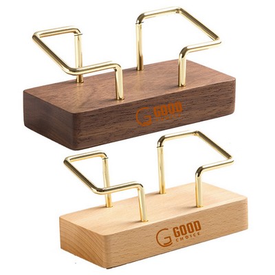 Business Wooden Card Storage Rack