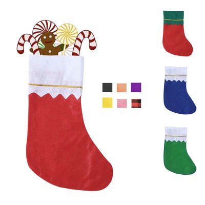Non-Woven Christmas Sock Gift Bag